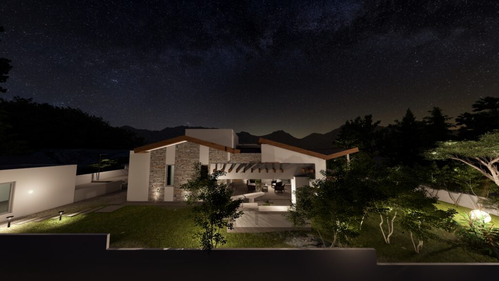 LLA Architectural Lighting Cyprus Linealight Lighting design study Technical 3D Visualization and rendering Project management Smart Lighting