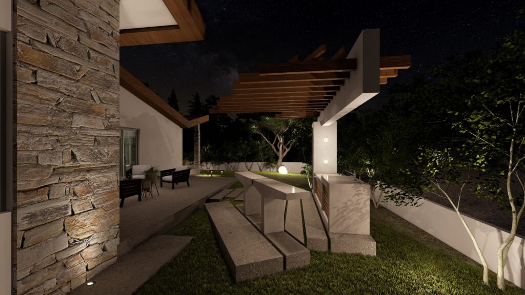 LLA Architectural Lighting Cyprus Linealight Lighting design study Technical 3D Visualization and rendering Project management Smart Lighting