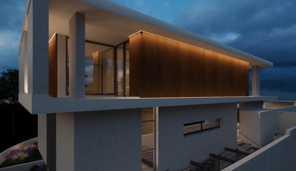 LLA Architectural Lighting Cyprus Linealight Lighting design study Technical 3D Visualization and rendering Project management Smart Lighting
