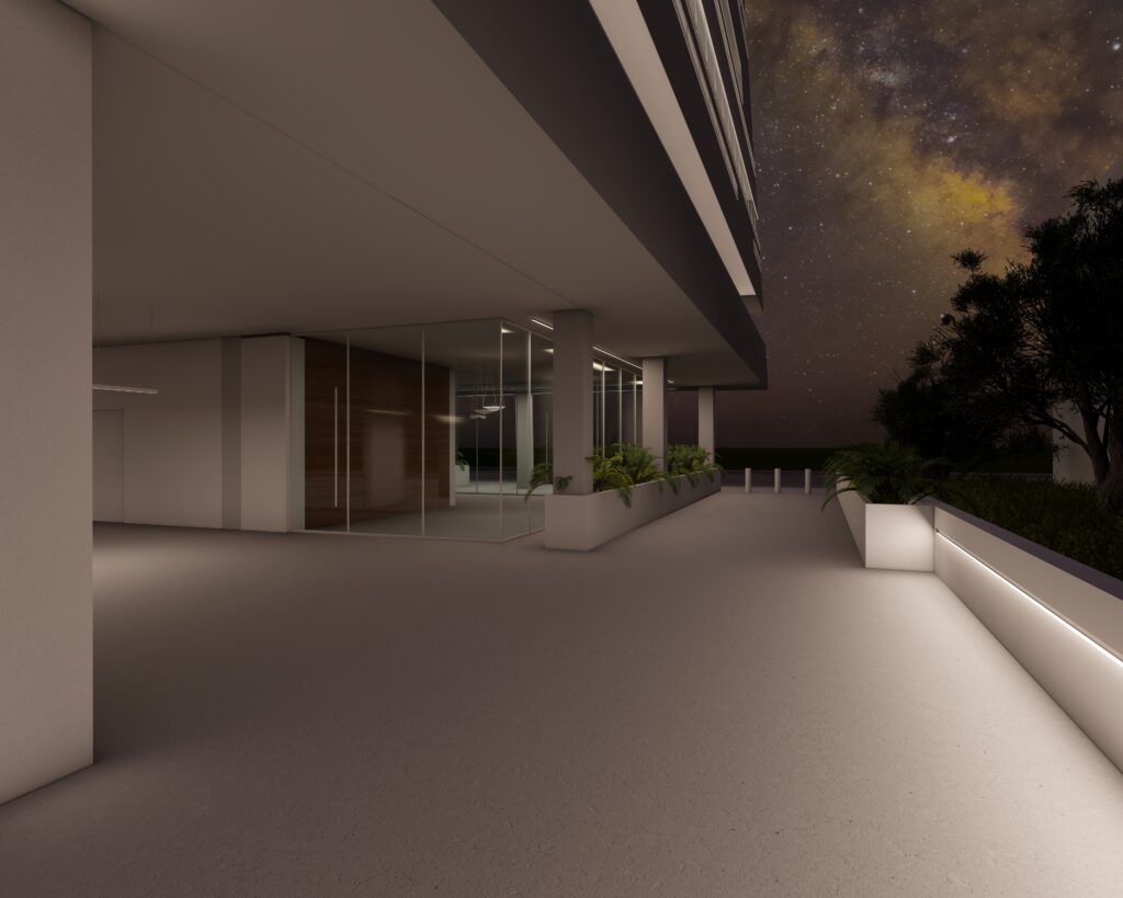 LLA Architectural Lighting Cyprus Linealight Lighting design study Technical 3D Visualization and rendering Project management Smart Lighting