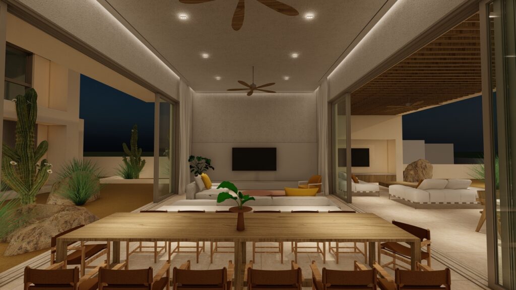 LLA Architectural Lighting Cyprus Linealight Lighting design study Technical 3D Visualization and rendering Project management Smart Lighting