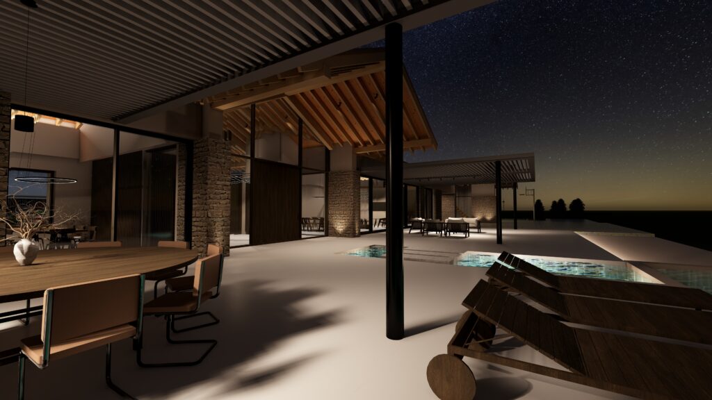 LLA Architectural Lighting Cyprus Linealight Lighting design study Technical 3D Visualization and rendering Project management Smart Lighting
