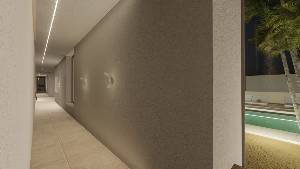 LLA Architectural Lighting Cyprus Linealight Lighting design study Technical 3D Visualization and rendering Project management Smart Lighting