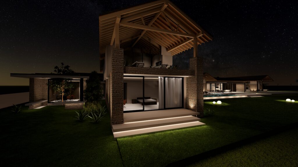 LLA Architectural Lighting Cyprus Linealight Lighting design study Technical 3D Visualization and rendering Project management Smart Lighting
