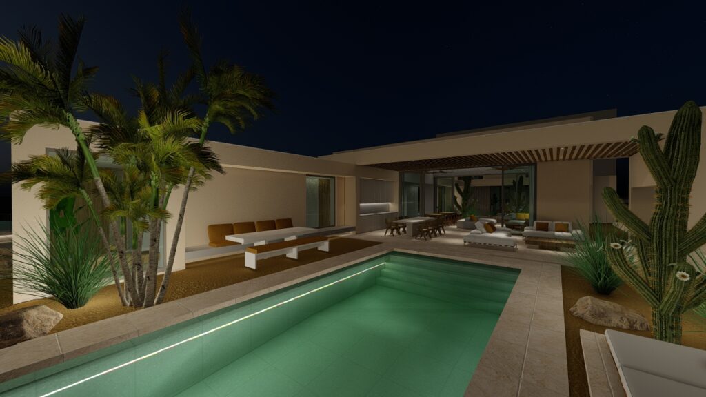 LLA Architectural Lighting Cyprus Linealight Lighting design study Technical 3D Visualization and rendering Project management Smart Lighting