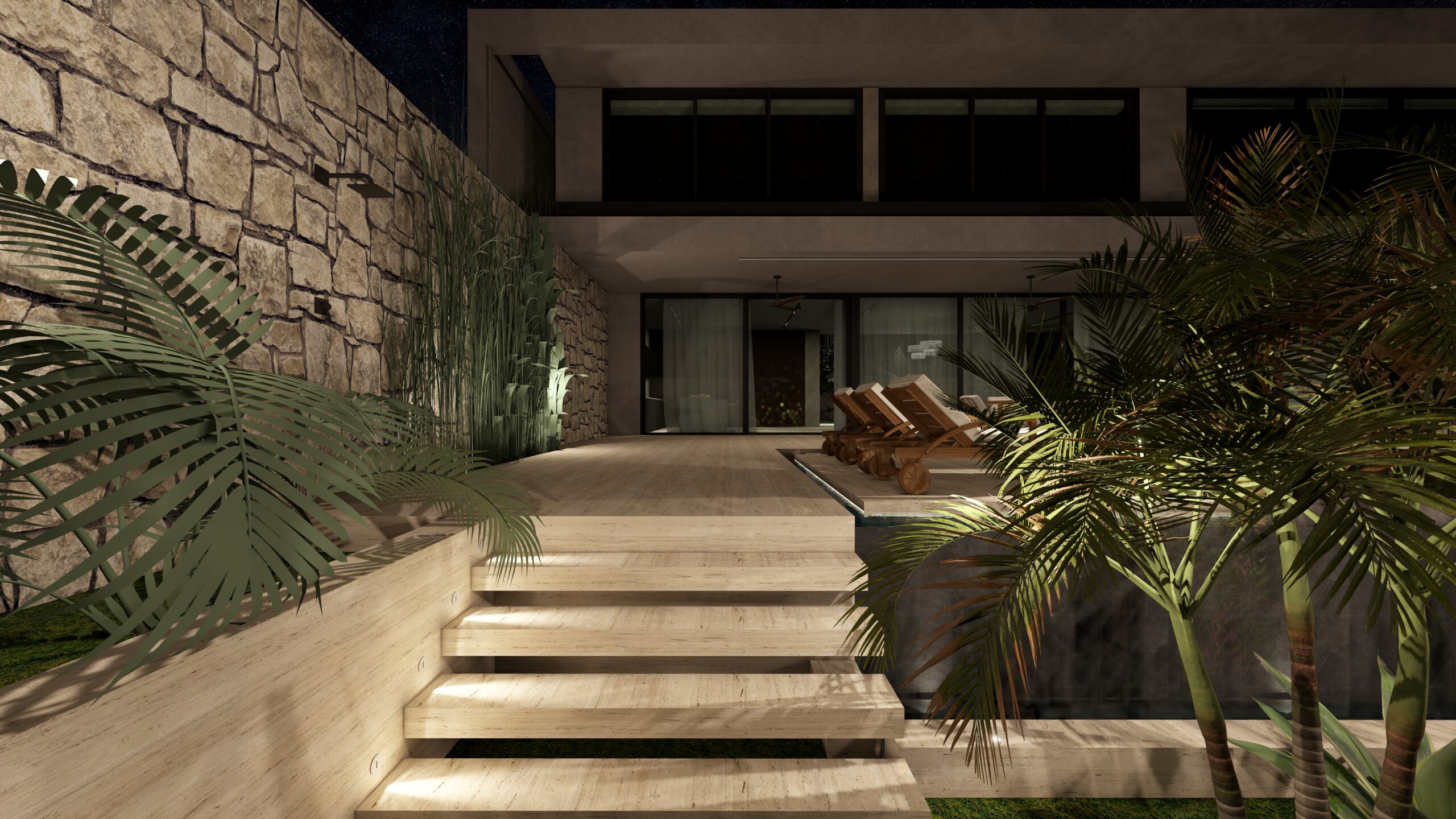 LLA Architectural Lighting Cyprus Linealight Lighting design study Technical 3D Visualization and rendering Project management Smart Lighting