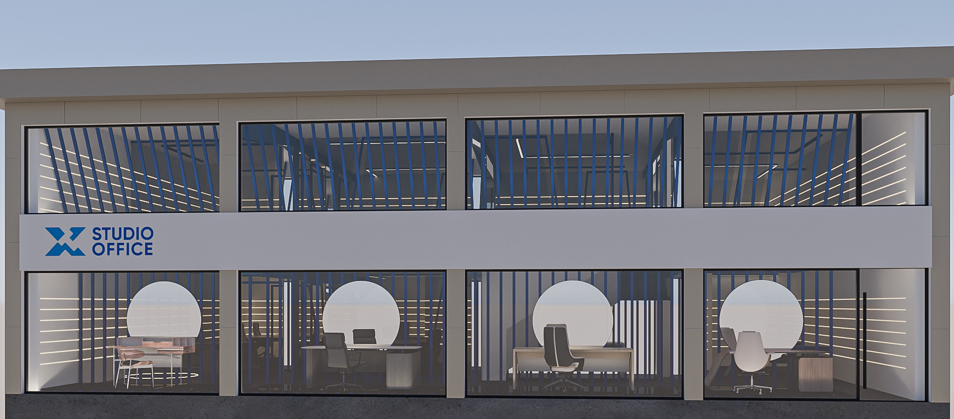 LLA Architectural Lighting Cyprus Linealight Lighting design study Technical 3D Visualization and rendering Project management Smart Lighting